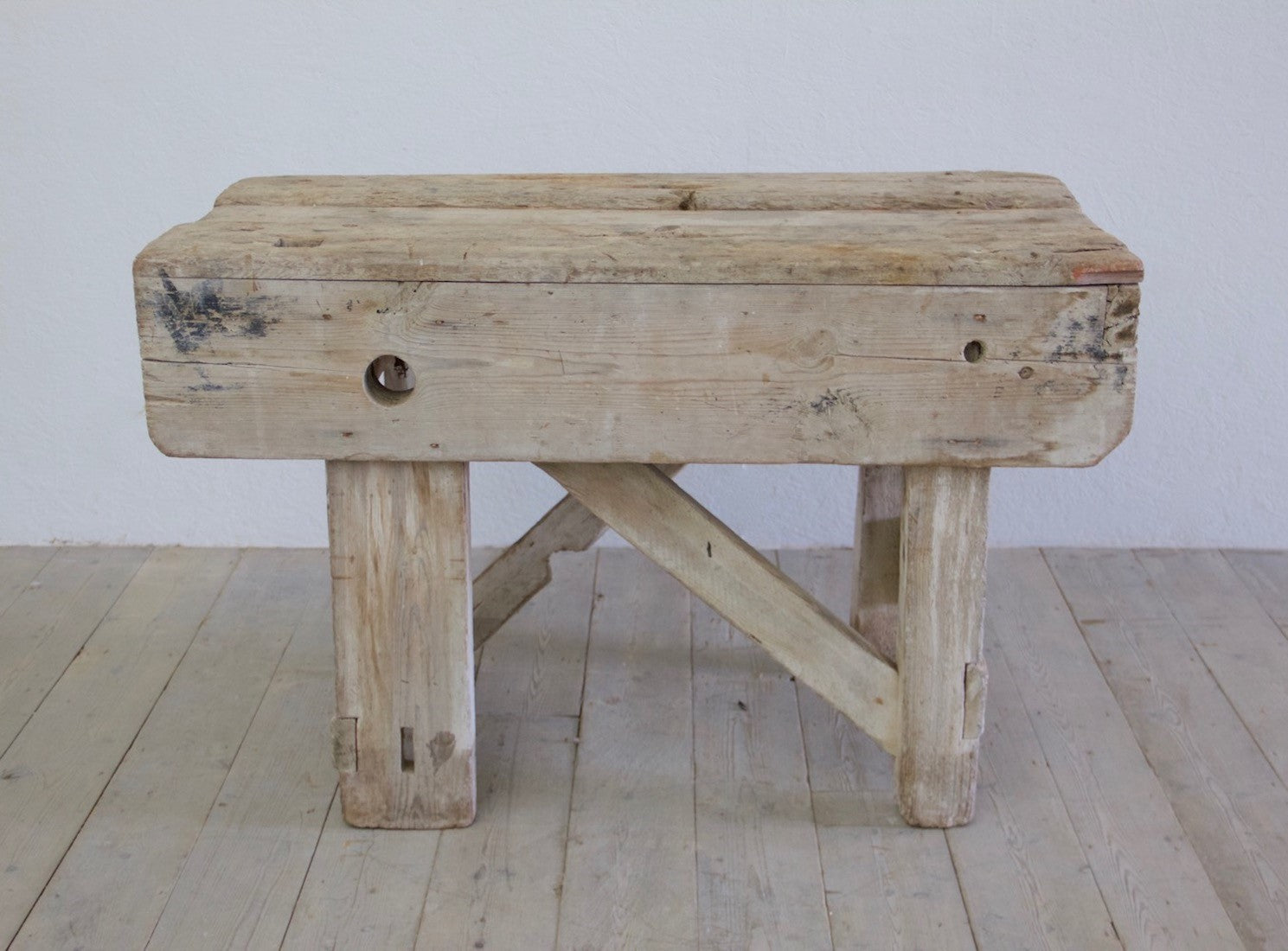 A C19th stonemason's block