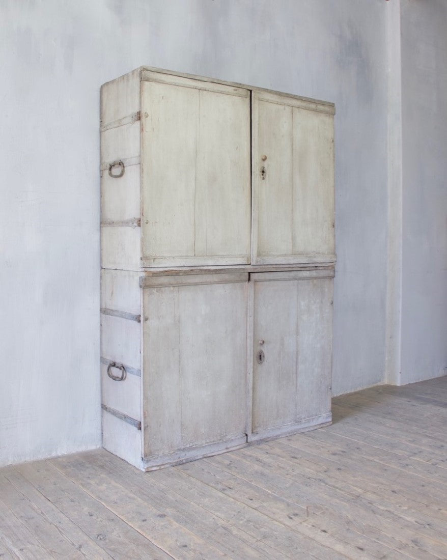 An C18th german cupboard