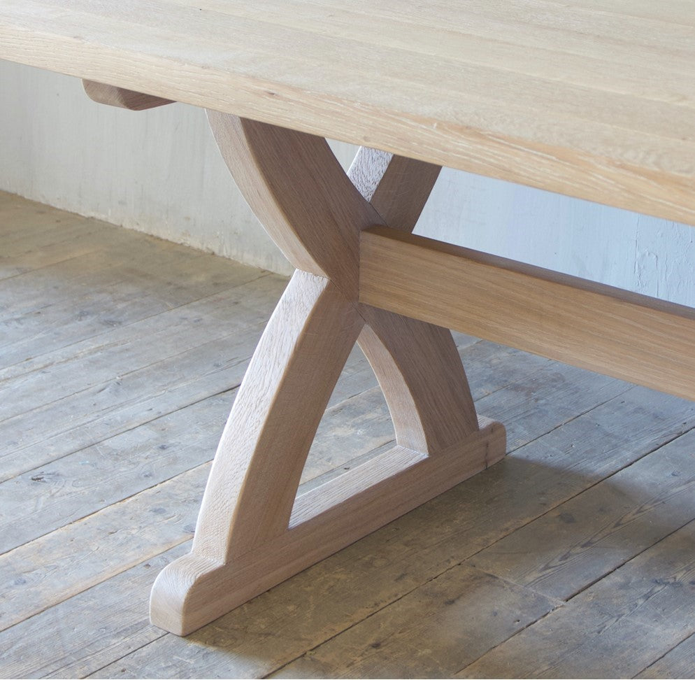 The sawbuck table
