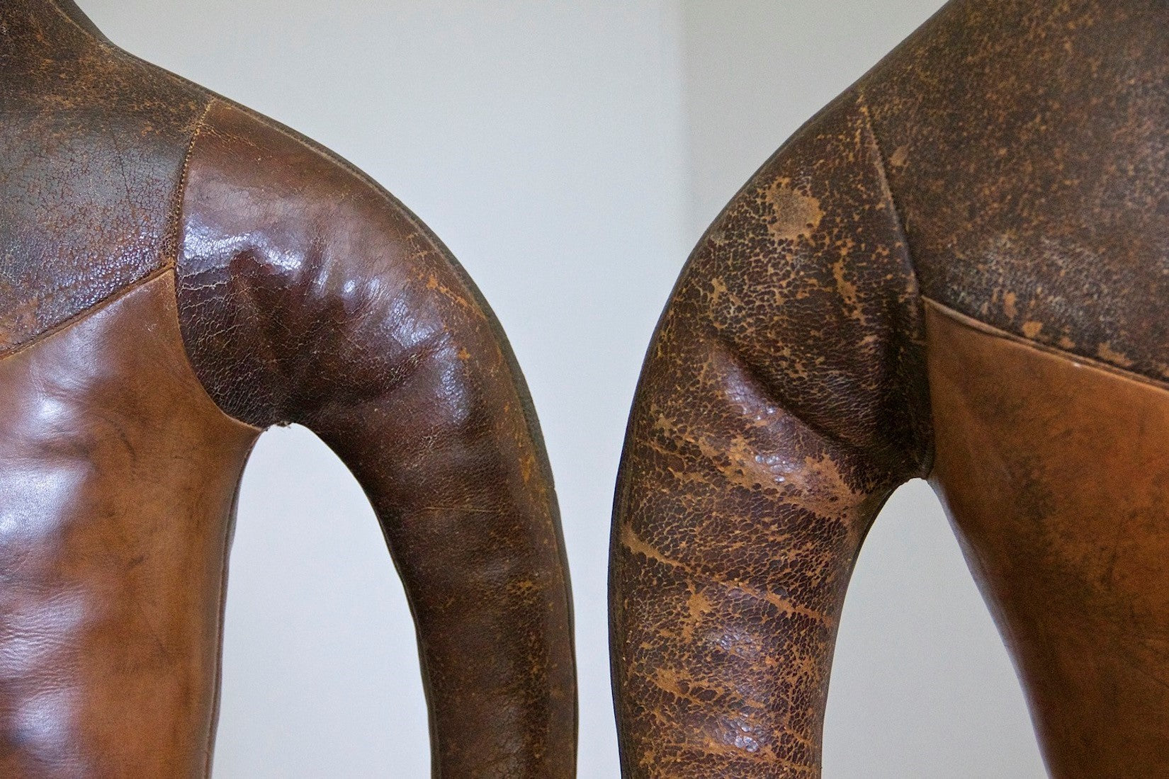 A pair of C20th punch bags