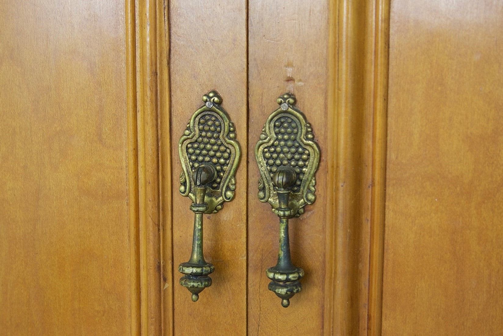 19th century architectural triptych mirror