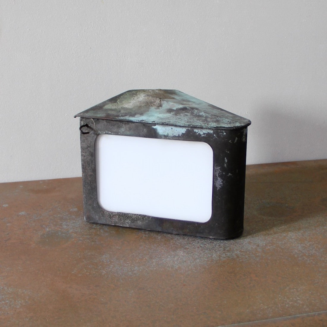 A 1930s overdoor wall lantern