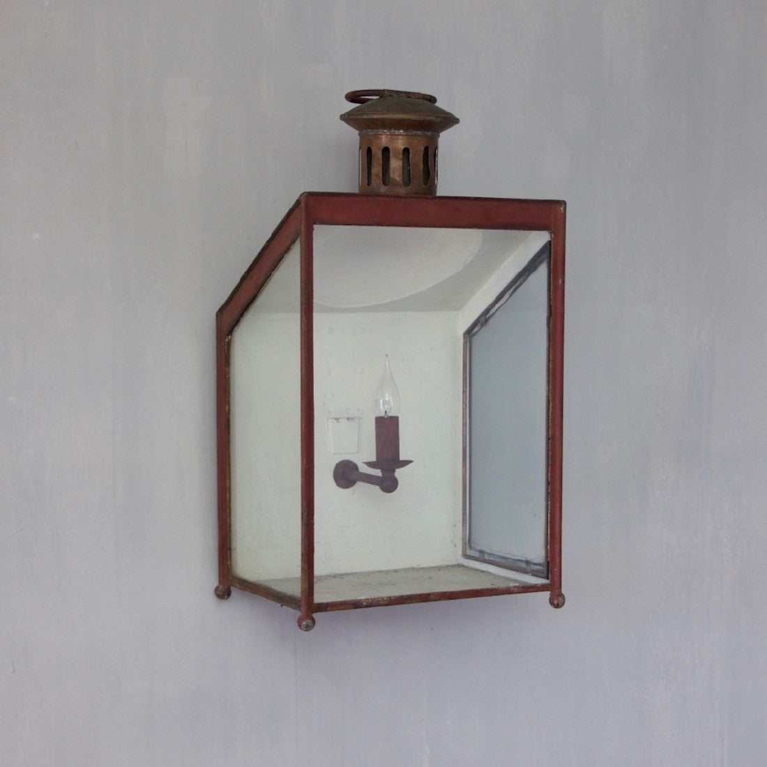 A large wall lantern