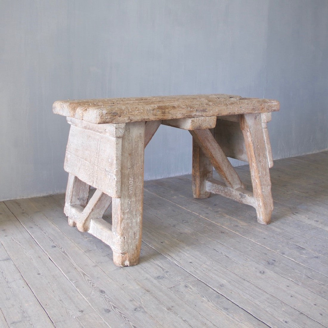 A stonemason's table