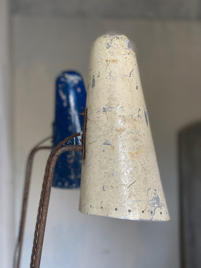 Two 1950s wall lights
