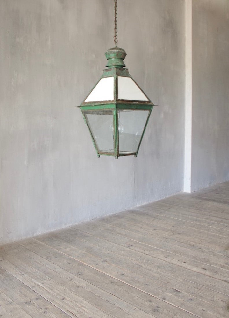 A large tole lantern