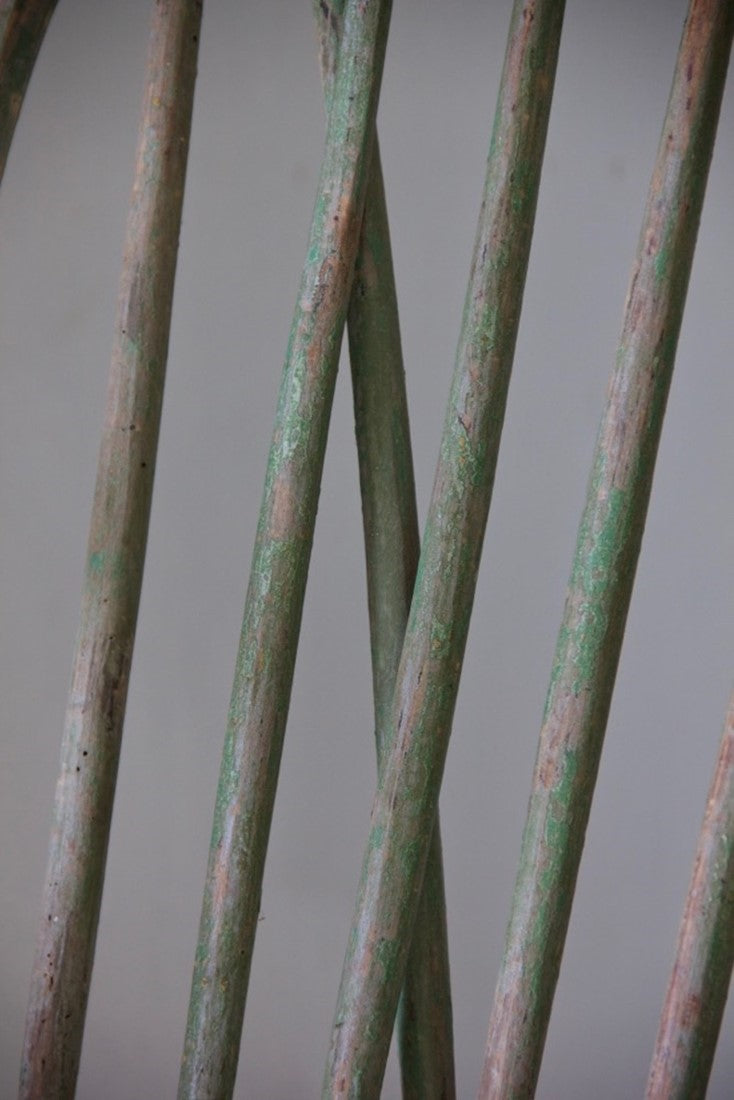 A C19th painted Windsor chair