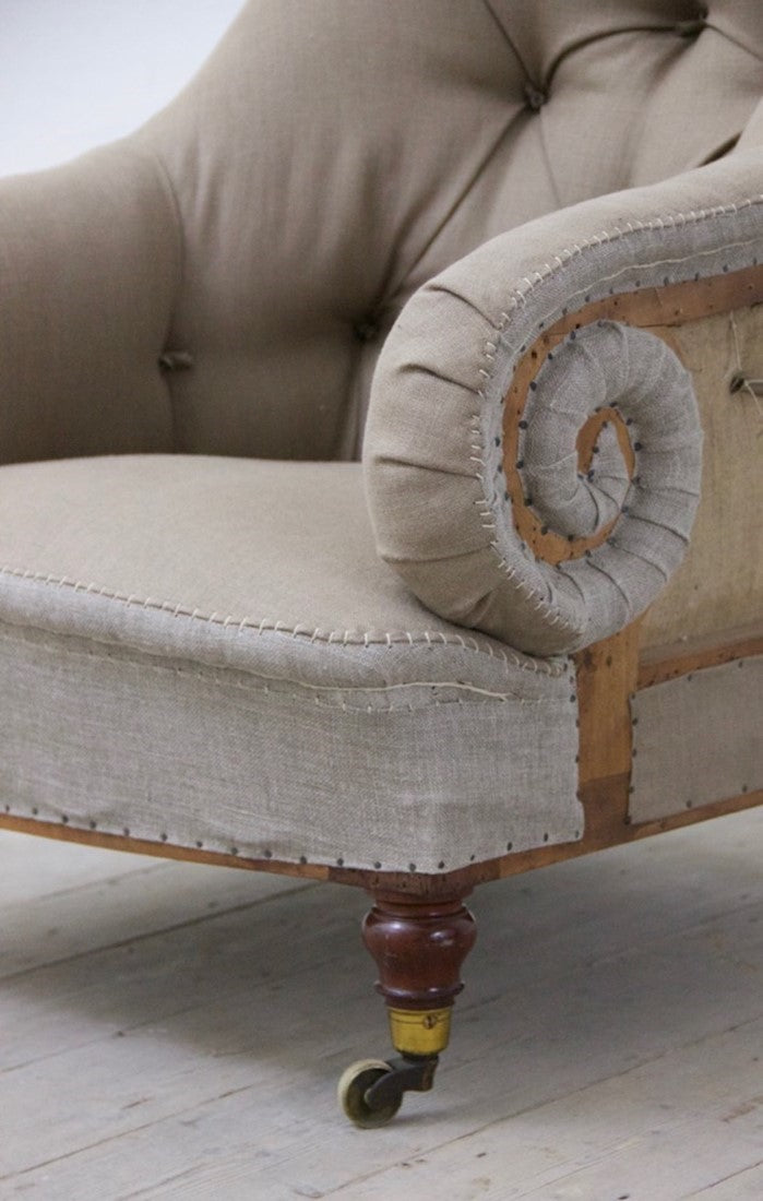 A C19th English armchair