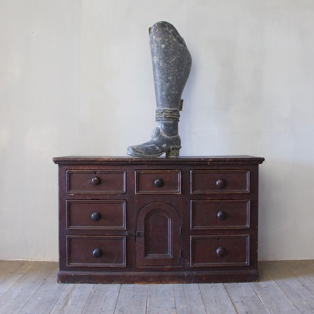 An architectural C19th dresser base