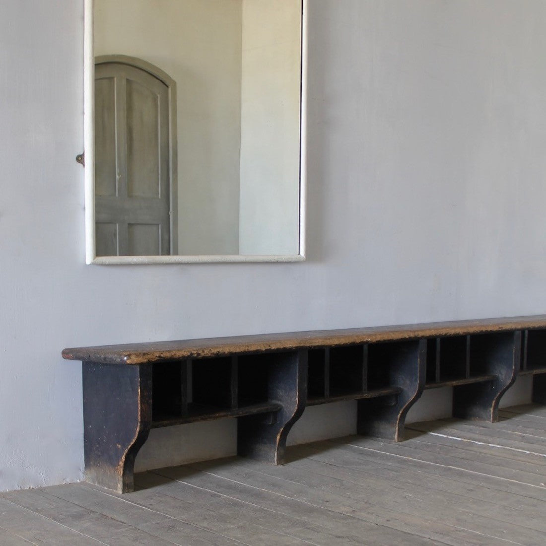 A 19th century pavilion bench