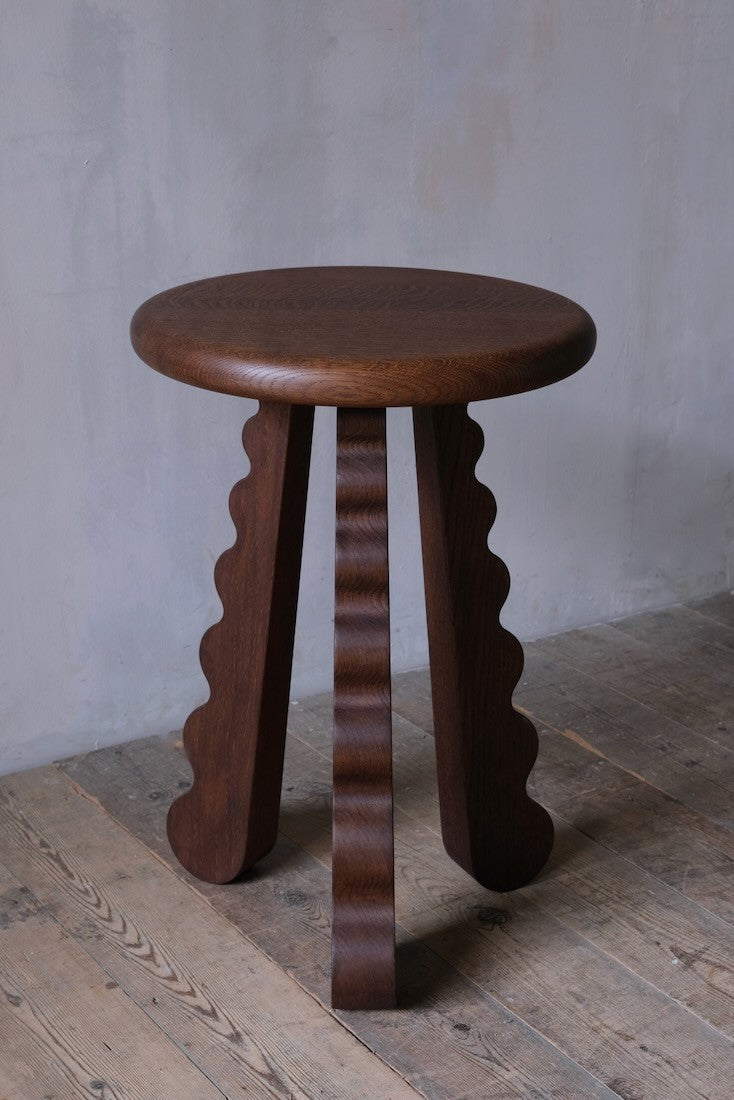 A pair of bespoke side tables