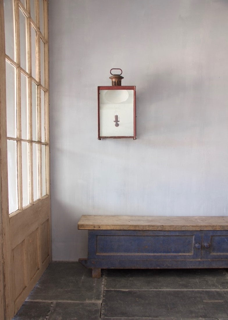 A large wall lantern