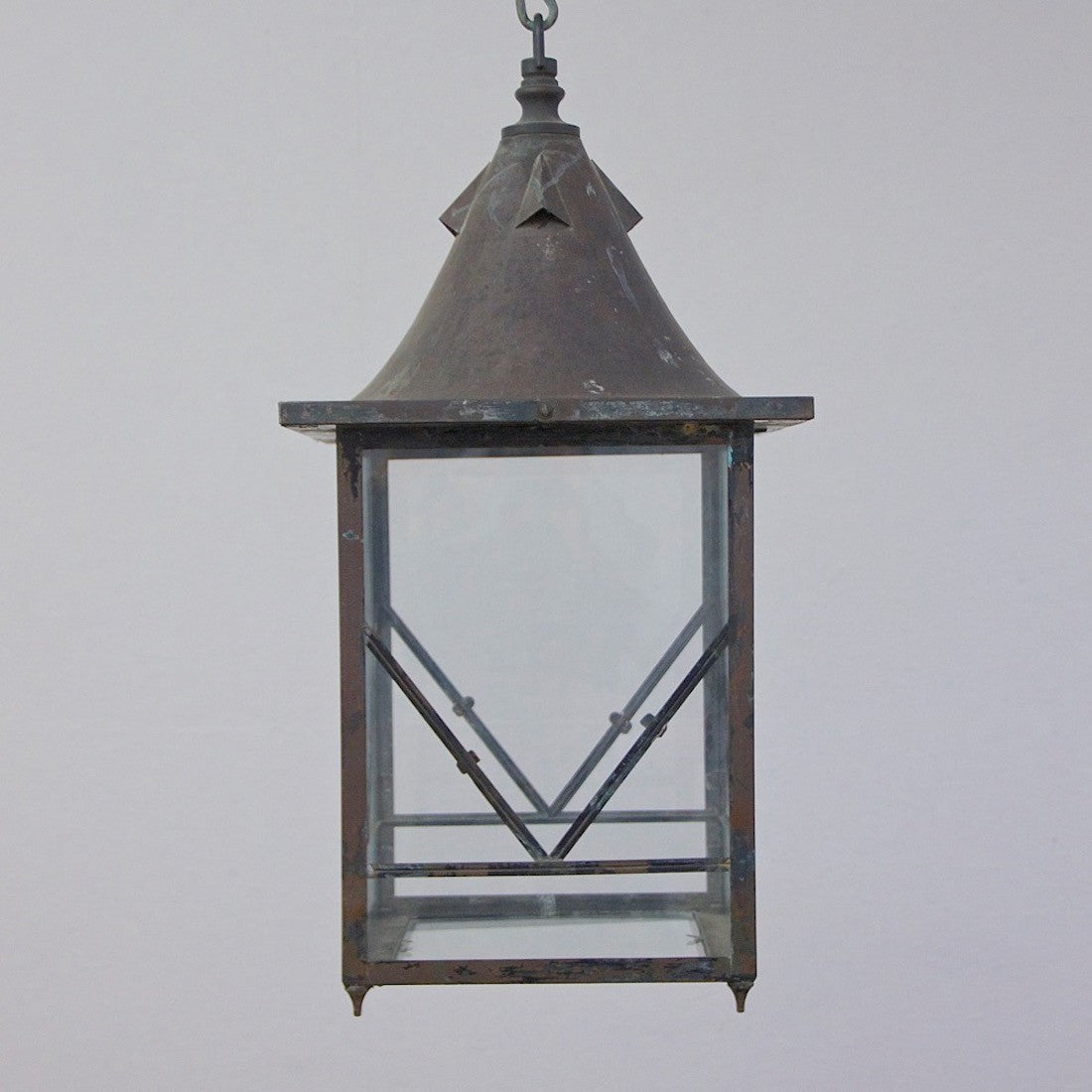 A 1920s copper lantern