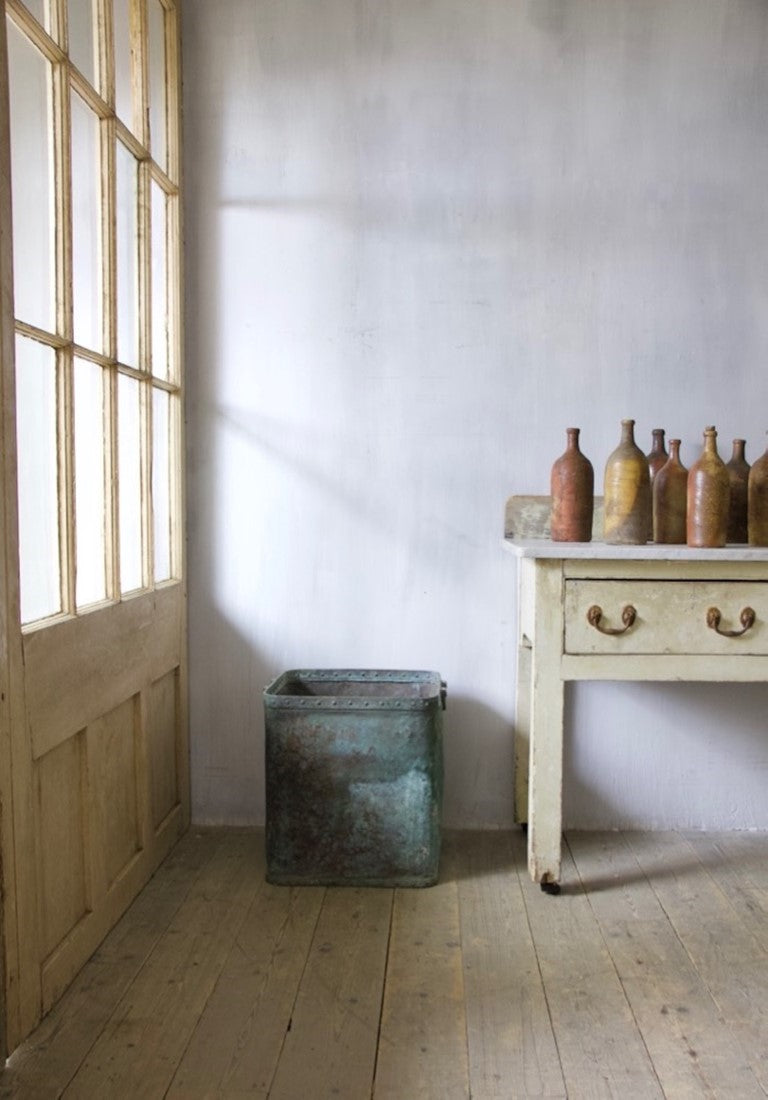 A C19th dresser with marble top