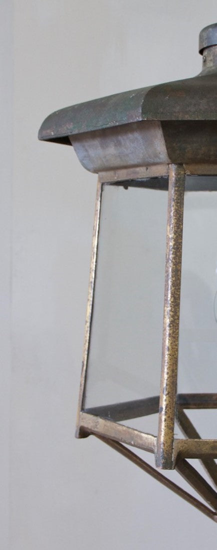 A C19th hexagonal lantern