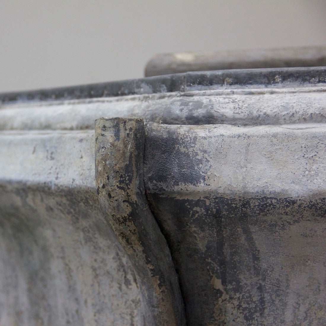 A large C19th lead planter