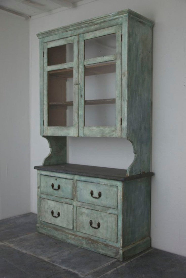 A C19th kitchen dresser