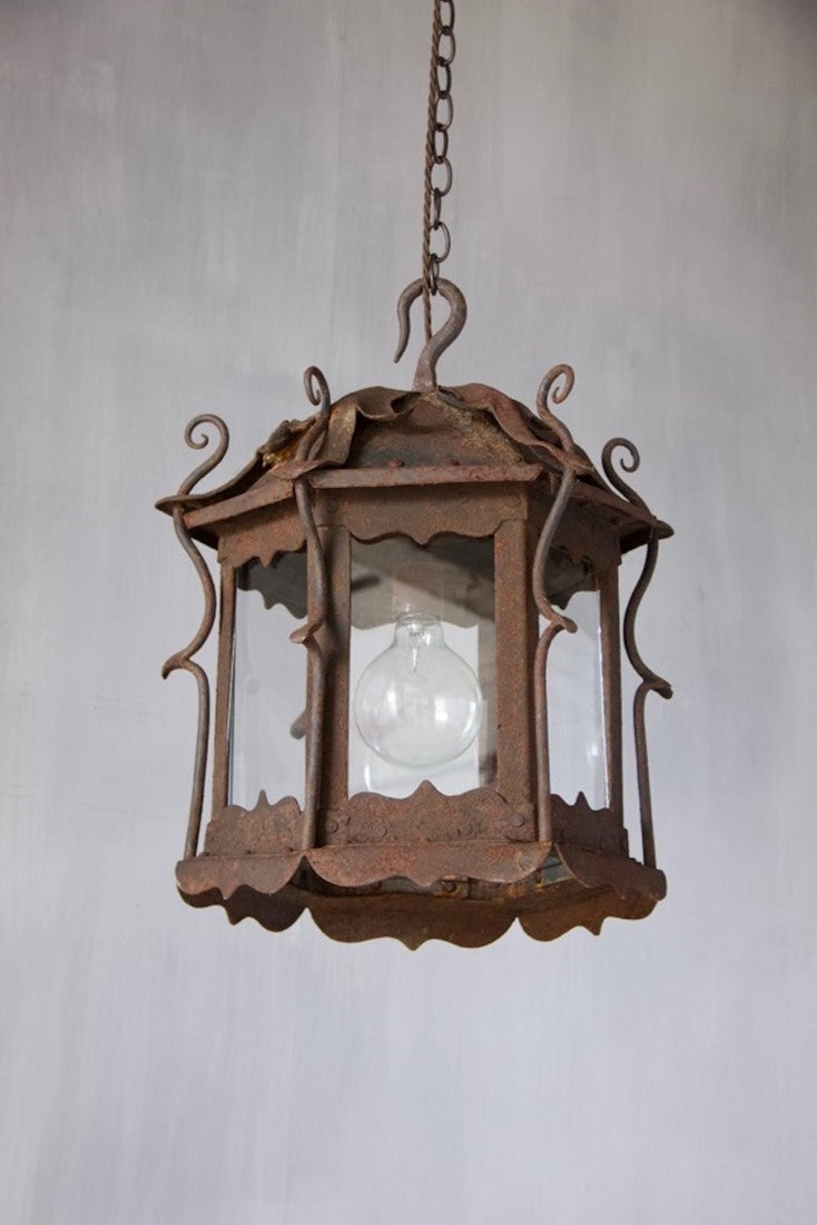 An Art Nouveau lantern