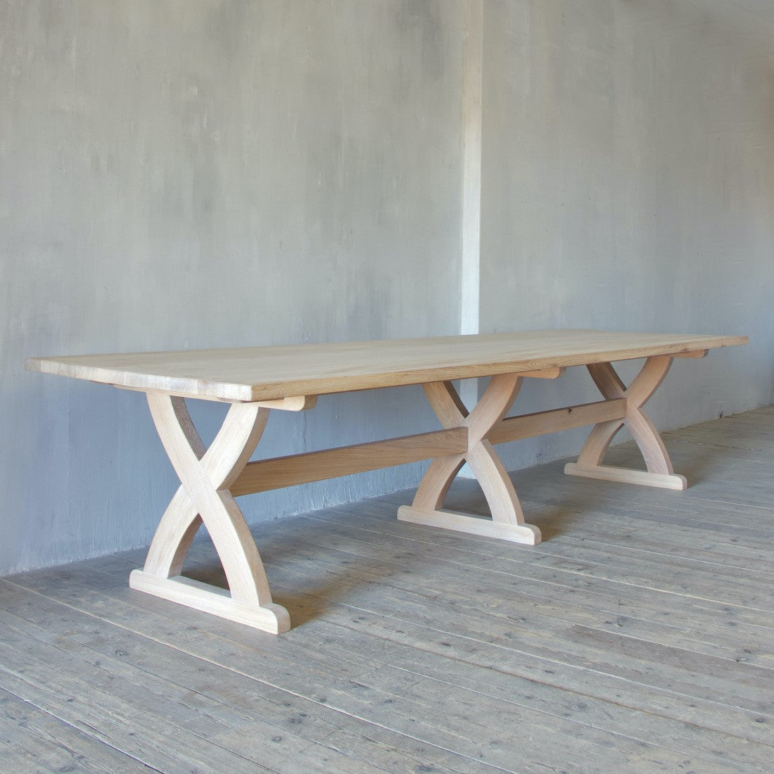 The sawbuck table