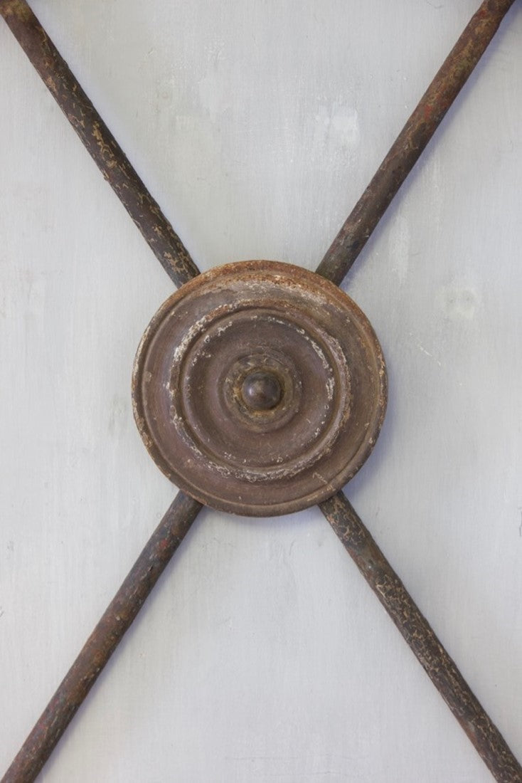 A set of three iron trophies