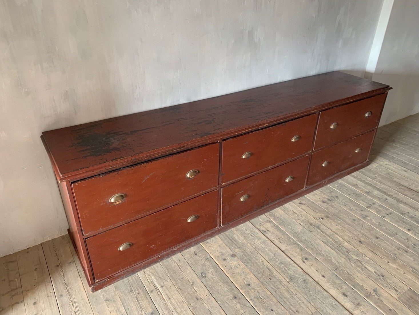 A large haberdashery chest