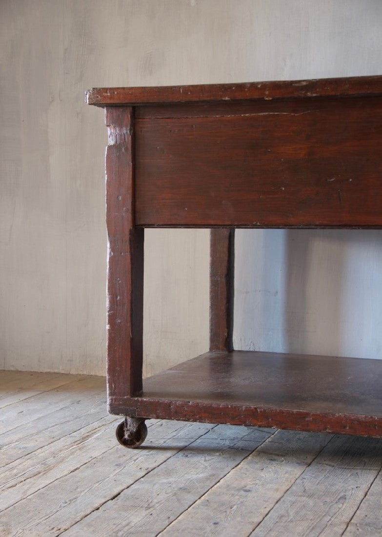 A 19th century baker's table
