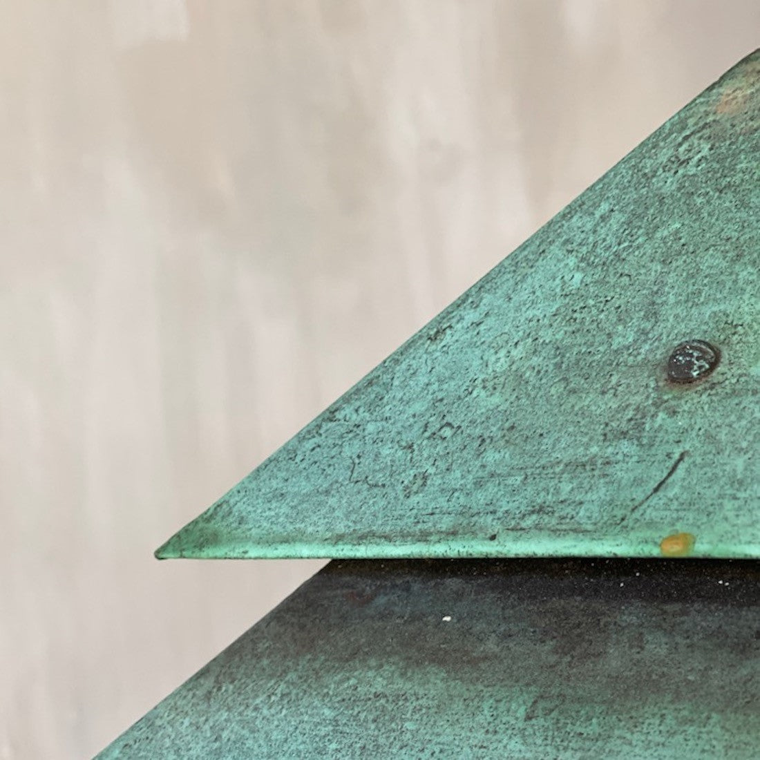 A large Arts and Crafts copper lantern
