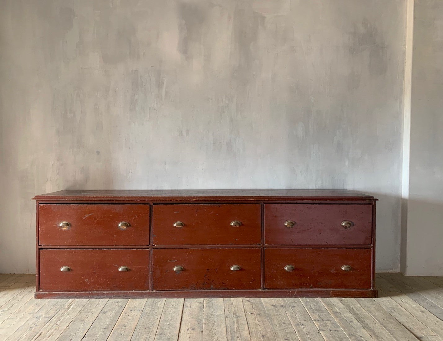 A large haberdashery chest