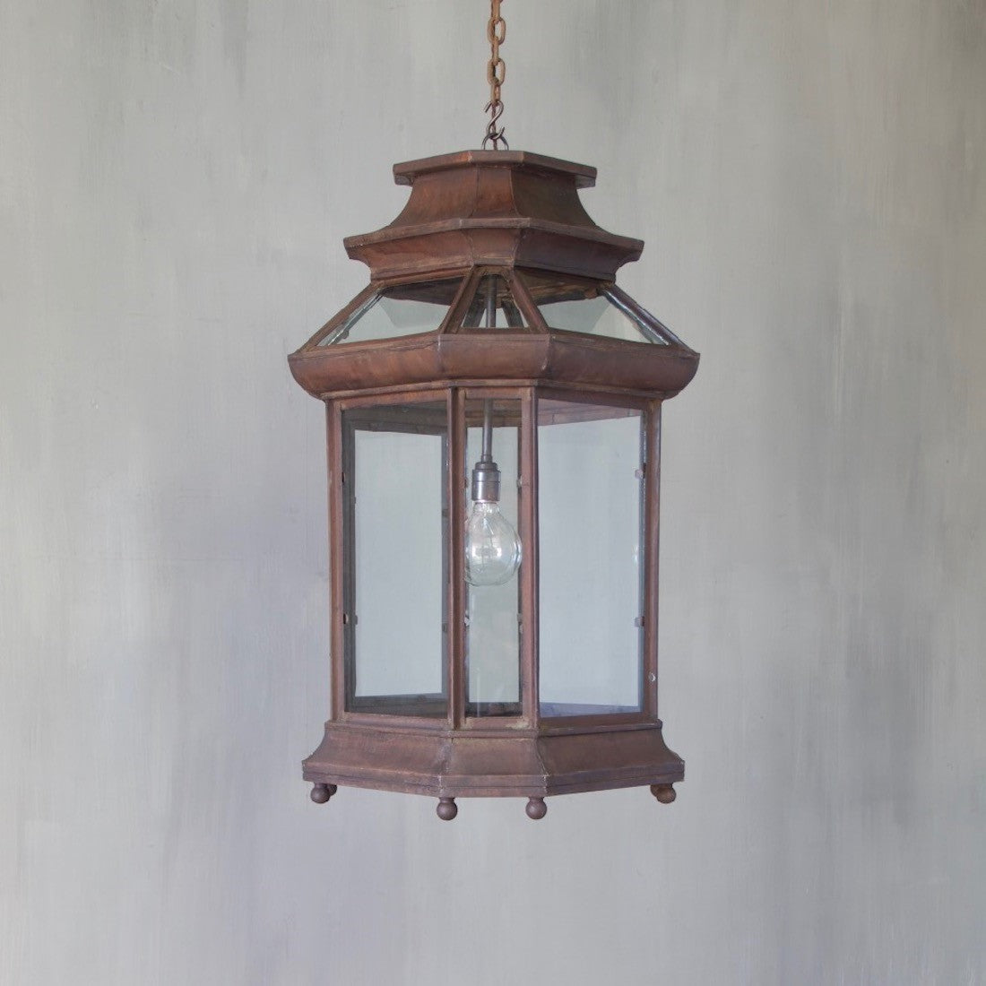 A large octagonal lantern