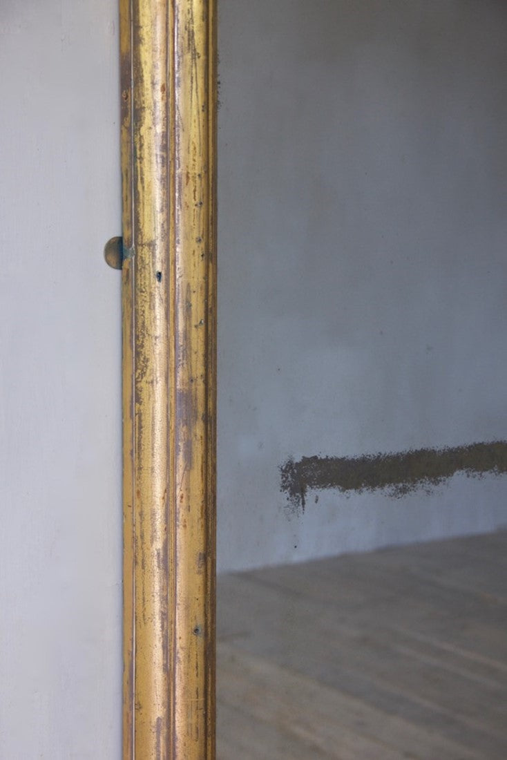 Very large Giltwood overmantle mirror