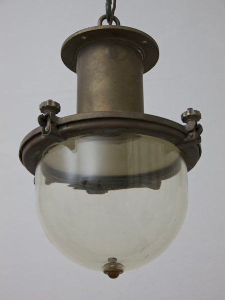 A brass ship's light 2