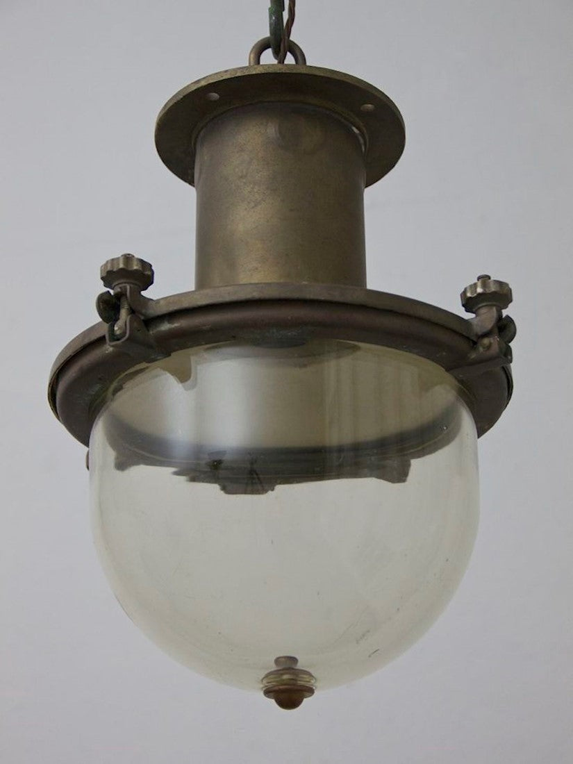 A brass ship's light 2