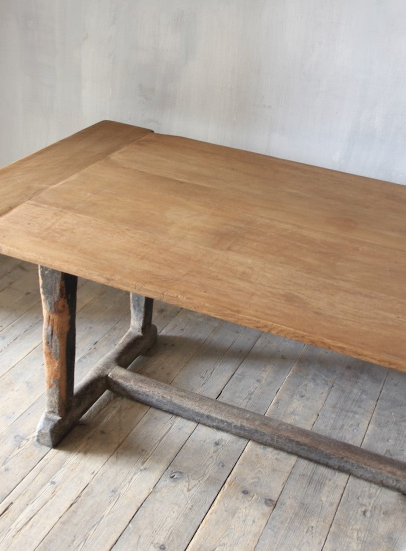 A large 19th century English refectory table