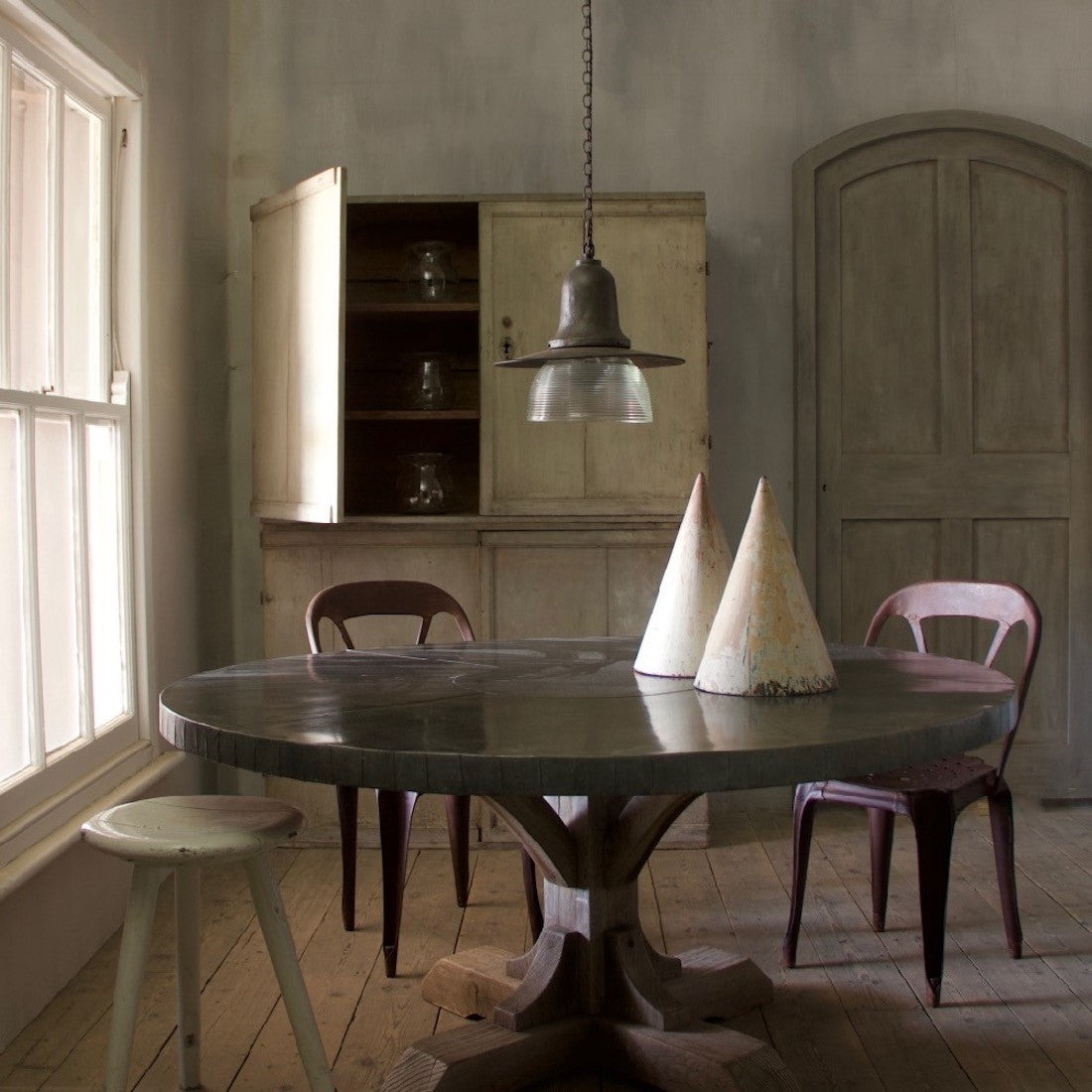 A pair of Russian pendant lights