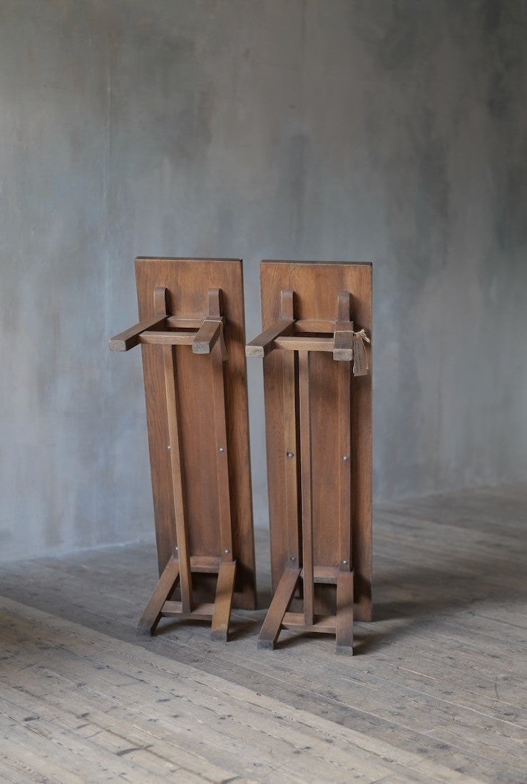 A pair of orangery benches