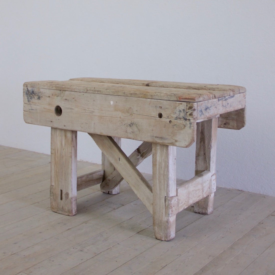 A C19th stonemason's block