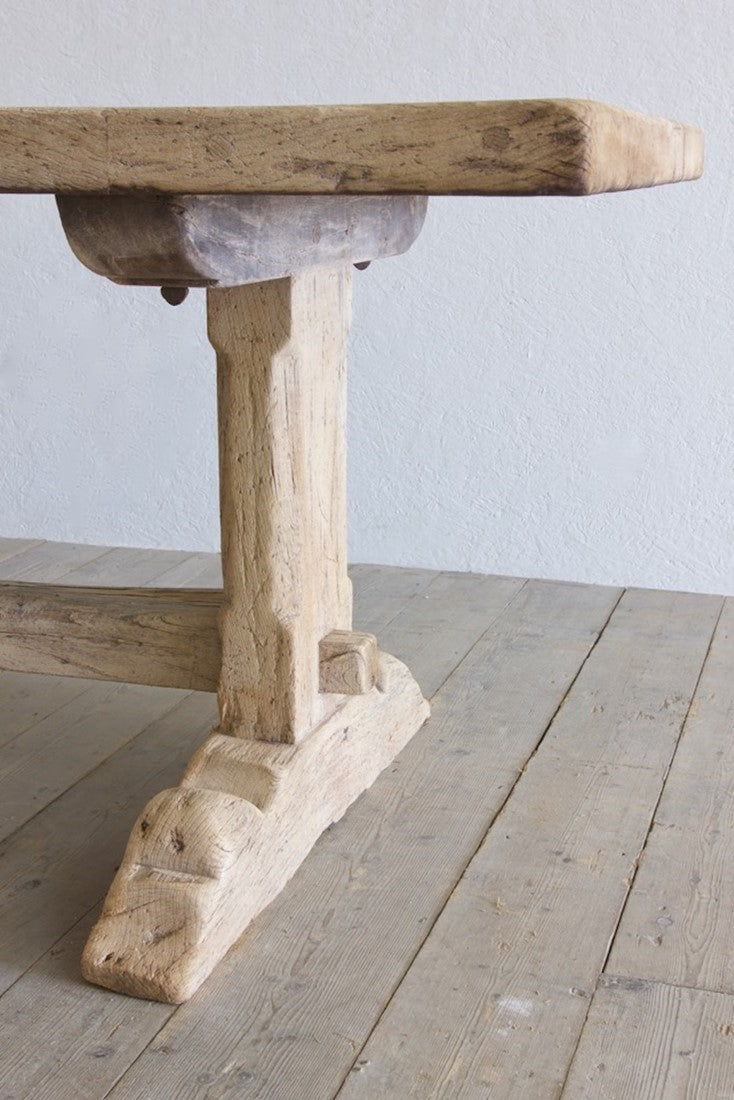 A single plank elm table