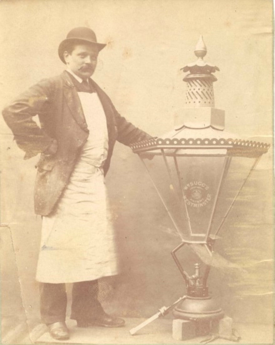 A rare 19th century Sugg street lantern