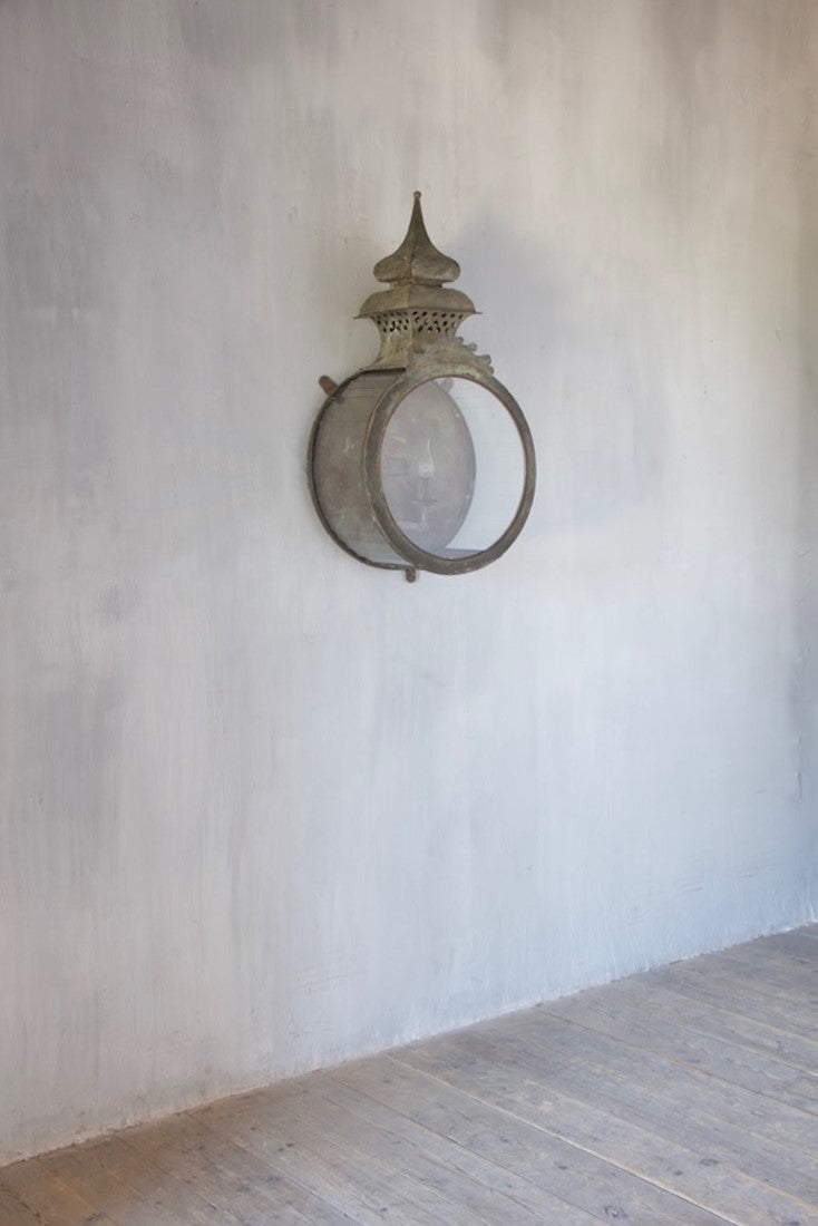 C19th circular wall lantern
