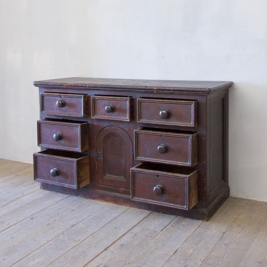 An architectural C19th dresser base