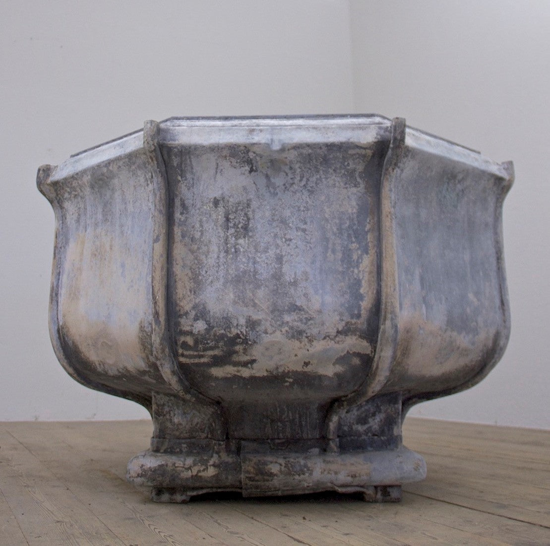 A large C19th lead planter