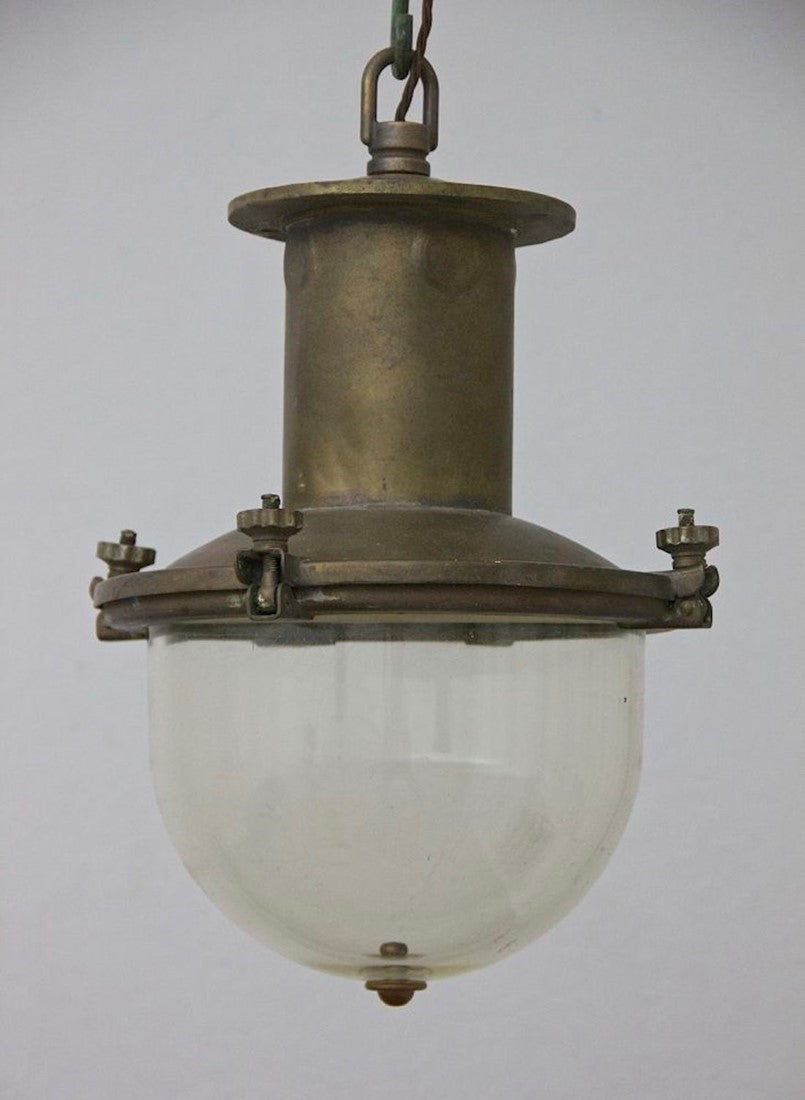 A brass ship's light 2