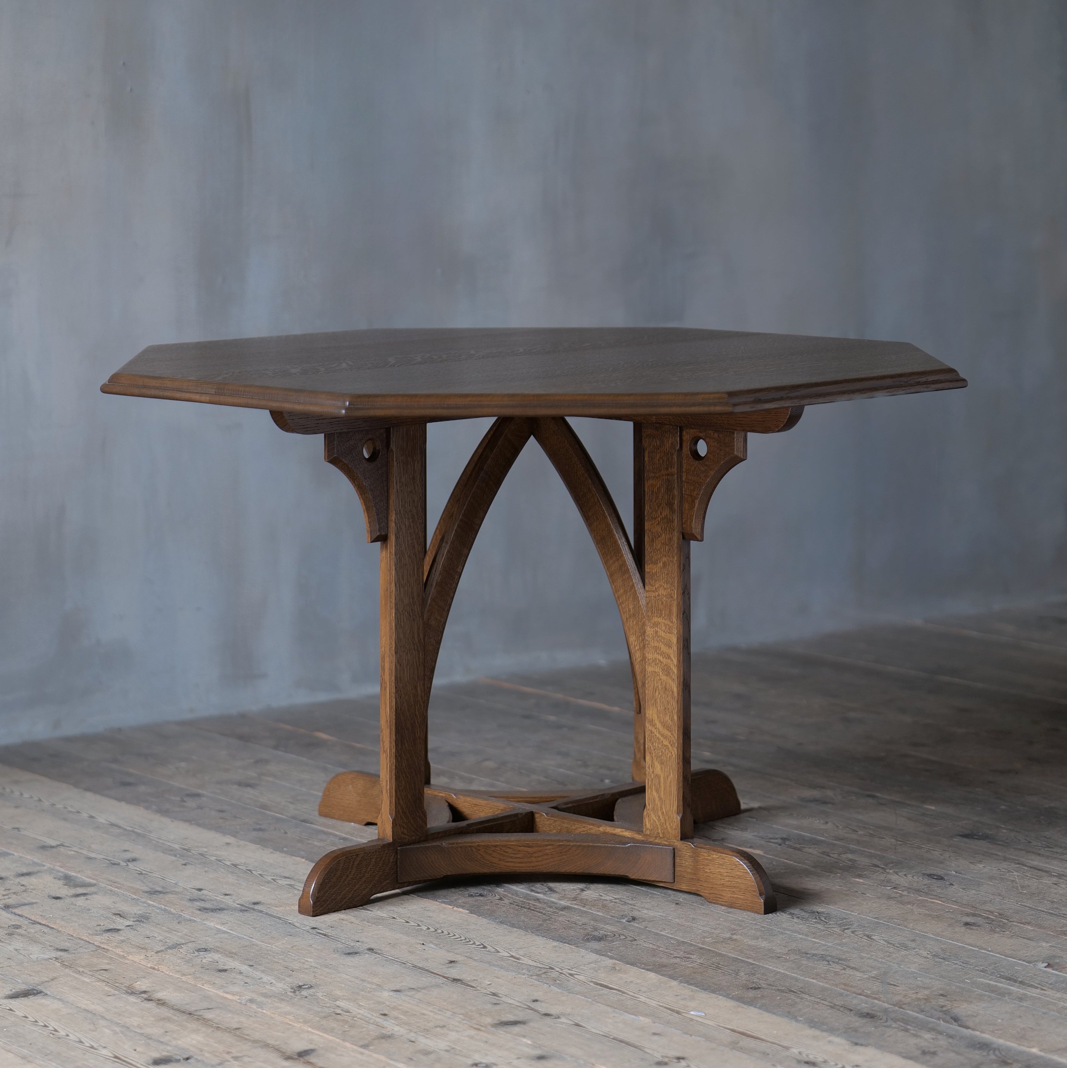 A Pugin-inspired library table