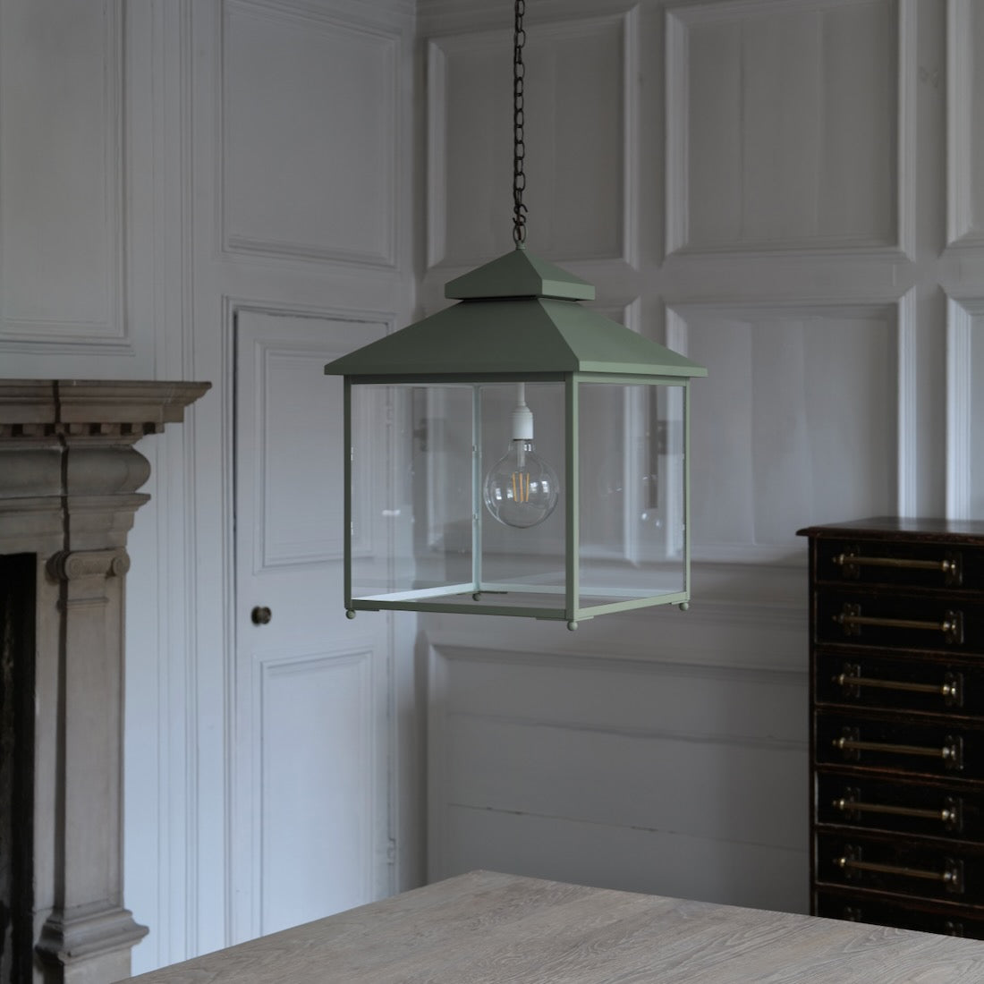 The galley lantern (painted)