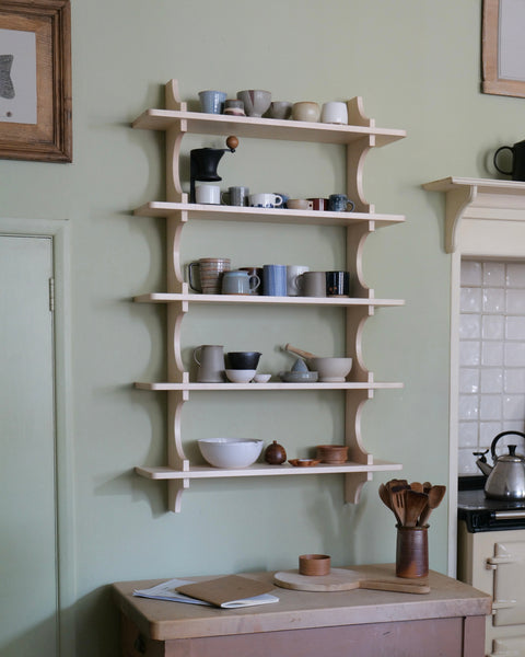 The orderly shelves