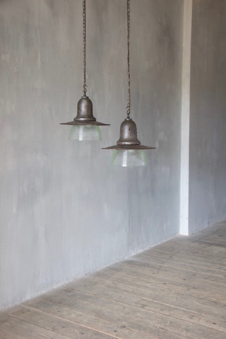 A pair of Russian pendant lights
