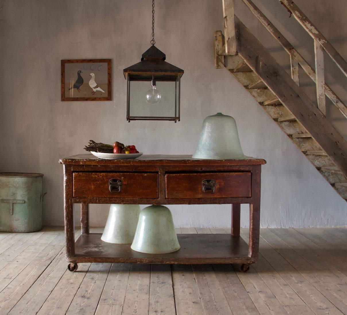A 19th century baker's table