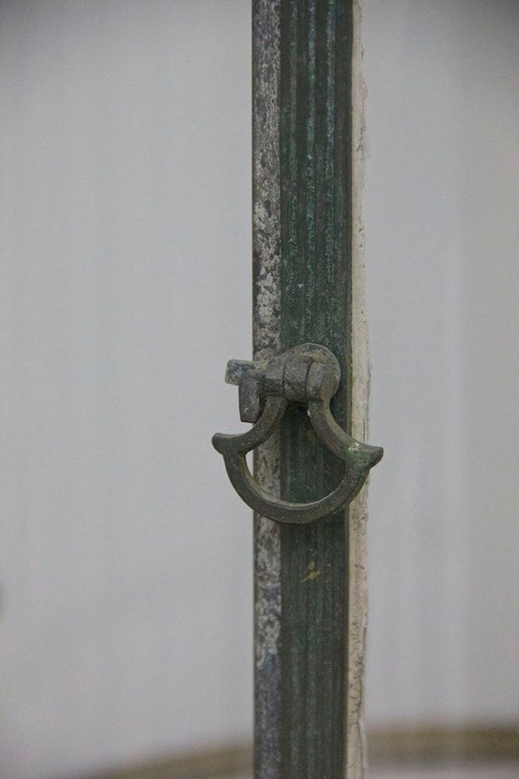 A late C19th bronze hall lantern