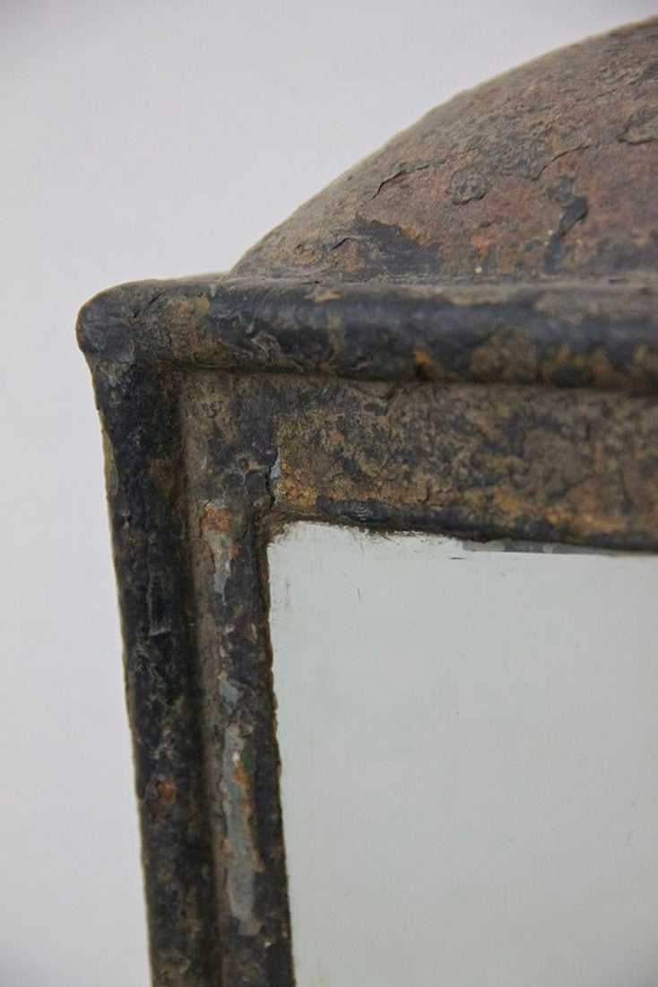 A C19th tole wall lantern