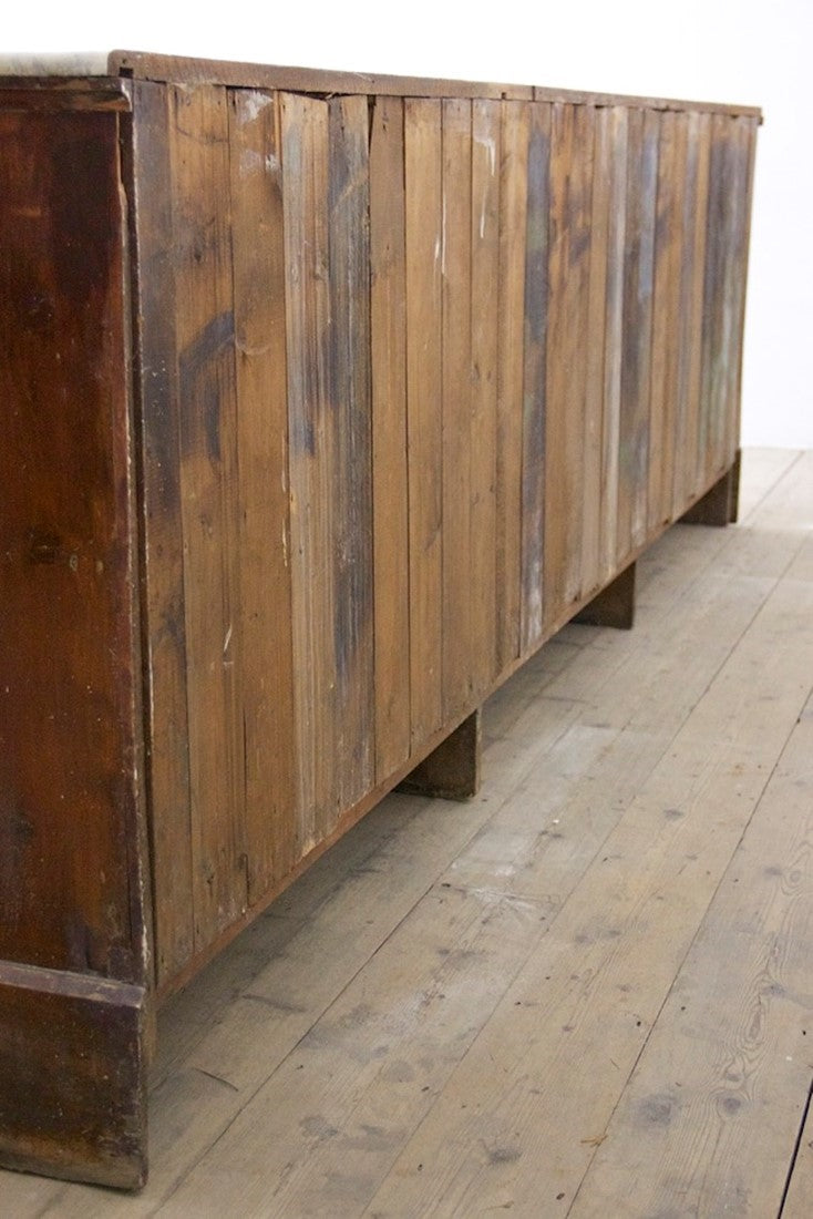 A large C19th shop counter
